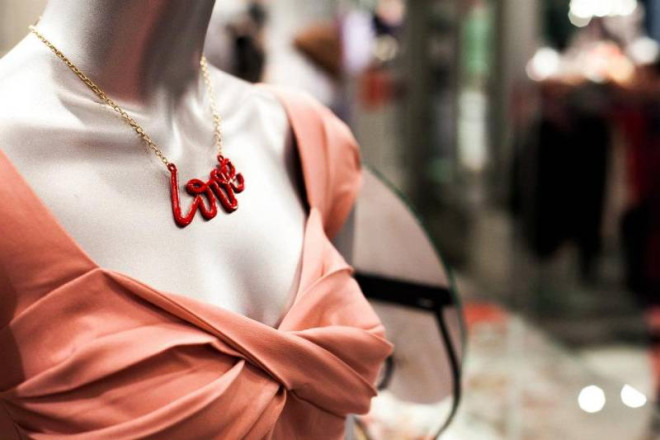 pink-dress-love-necklace