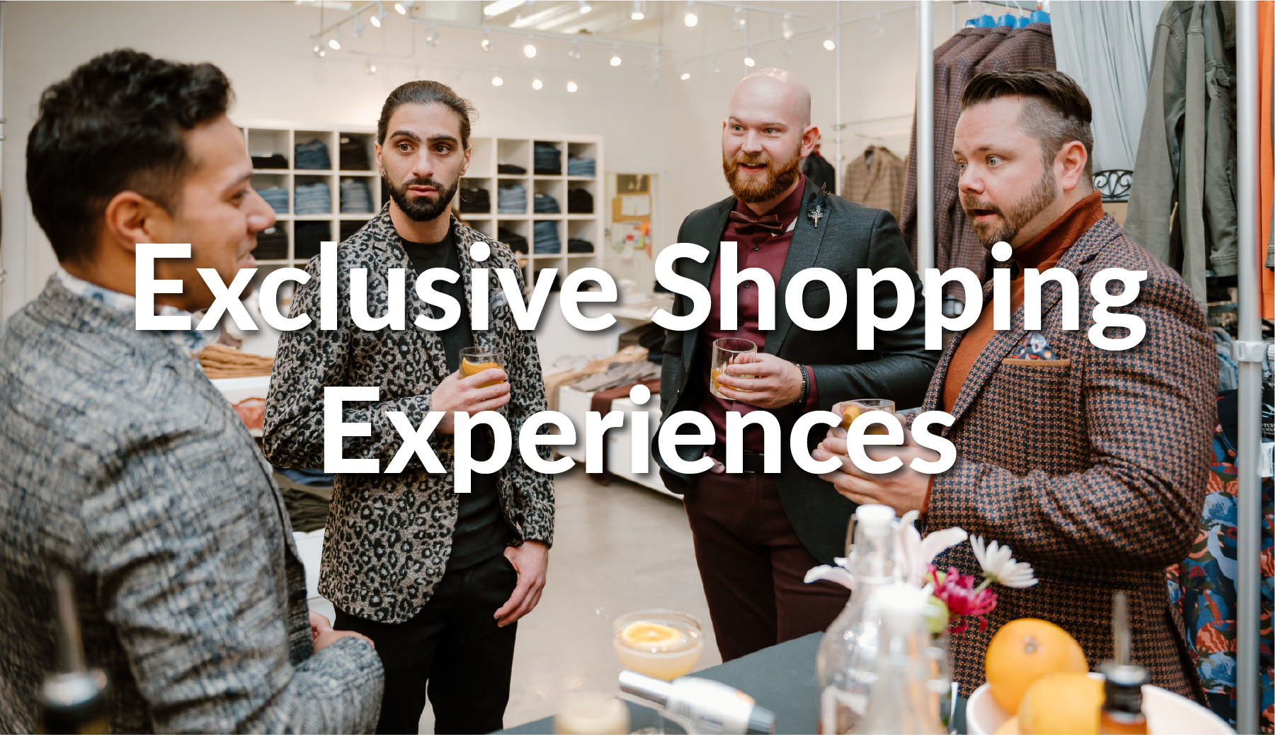 Expert Menswear Styling Exclusive Shopping Experiences